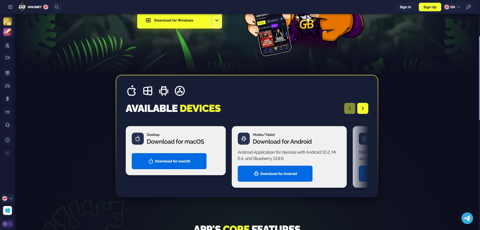 Goldbet Casino ikdienas bonusi un īpašās akcijas spēlētājiem