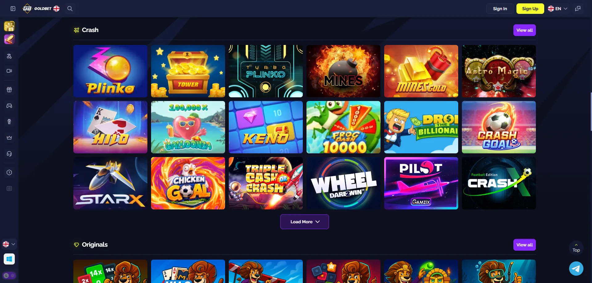 Goldbet Casino spēļu automāti — tūkstošiem tiešsaistes slotu